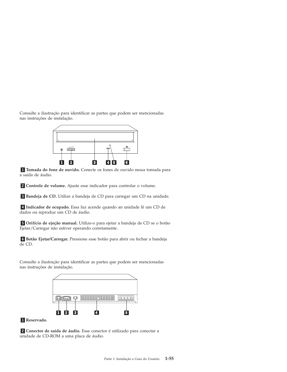 Vista posterior da unidade | IBM 71P7279 User Manual | Page 63 / 128