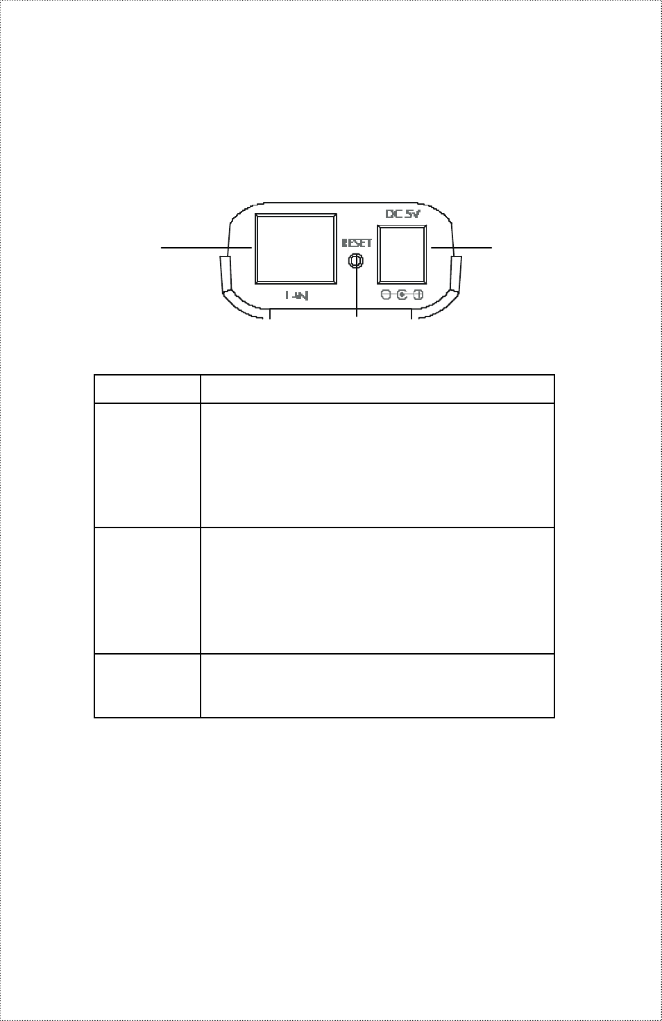 Rear view | IBM 1-Port USB Print Server User Manual | Page 9 / 15