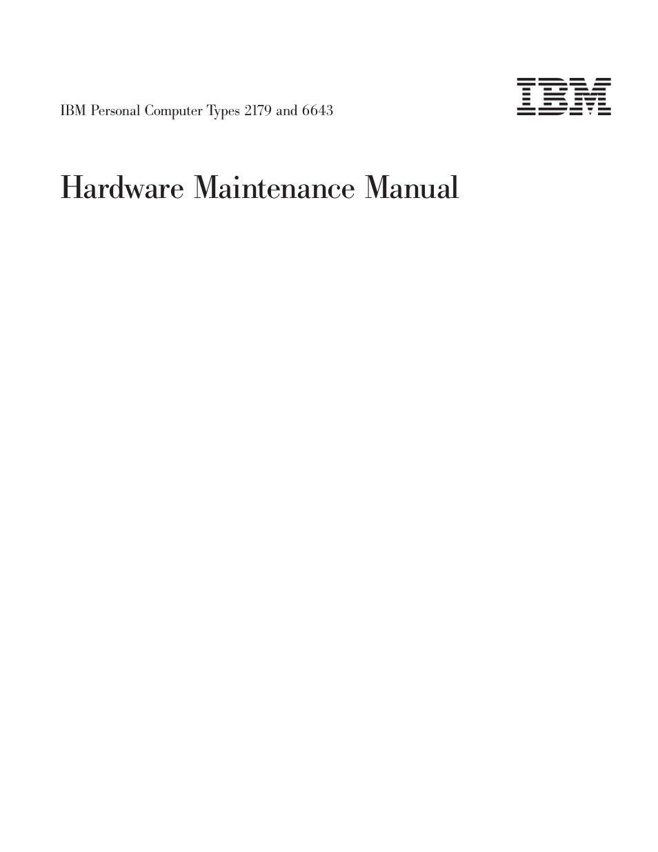 IBM 6643 User Manual | 128 pages