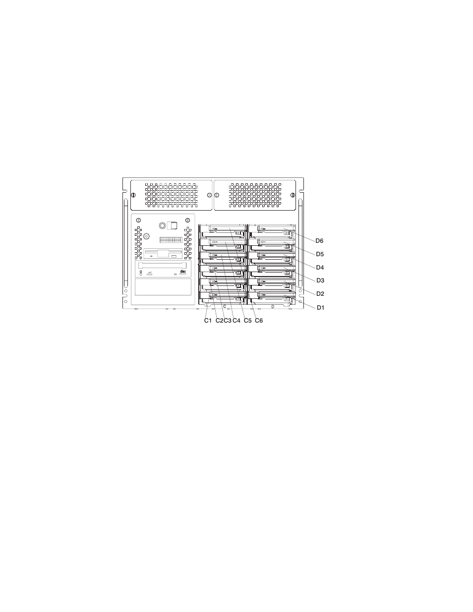 Hot swap disk drive physical locations | IBM H SERIES RS/6000 User Manual | Page 37 / 290