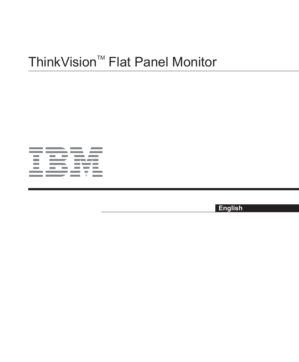 IBM L170 User Manual | 32 pages