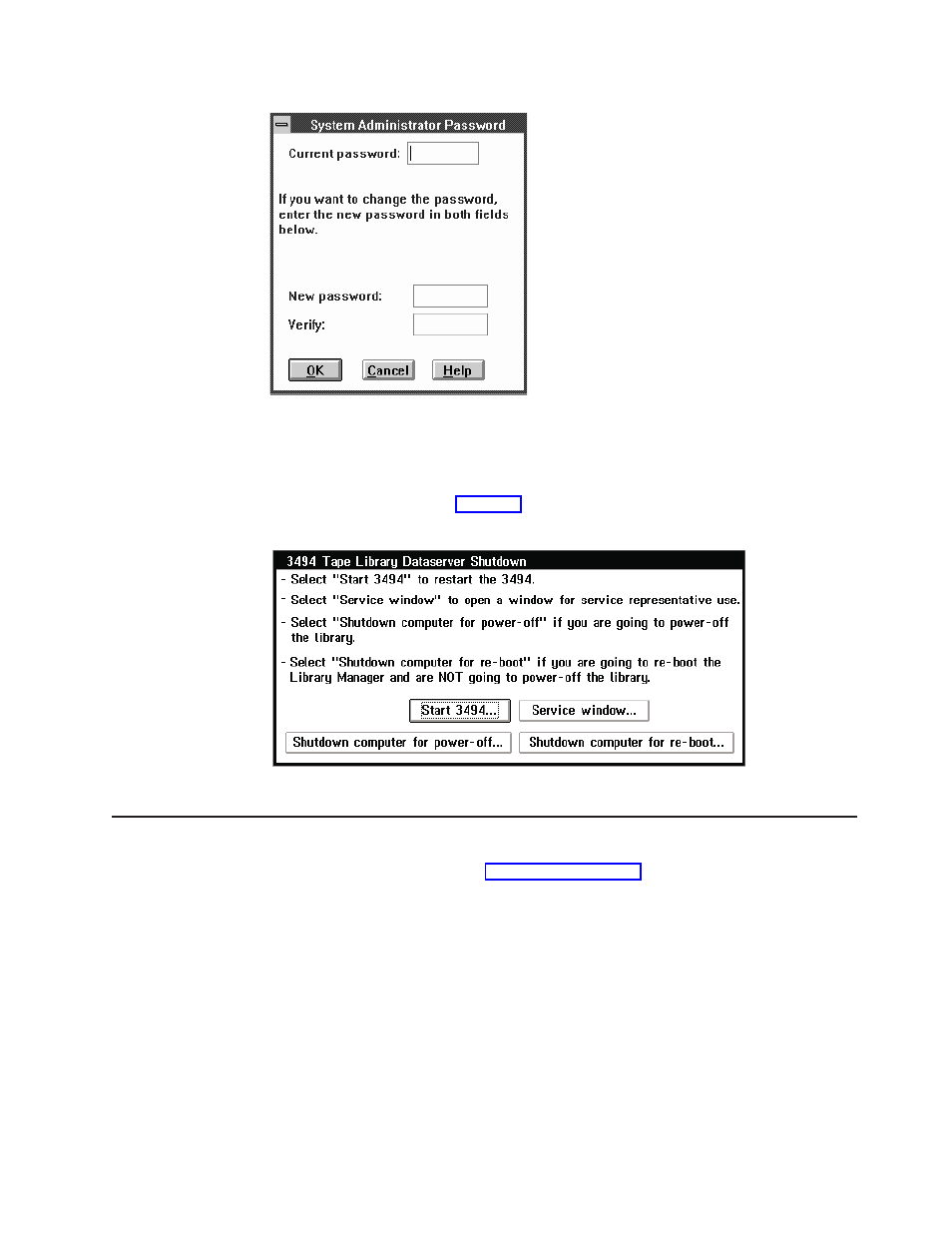 Using the status pull-down | IBM Tape Library Magstar 3494 User Manual | Page 131 / 378