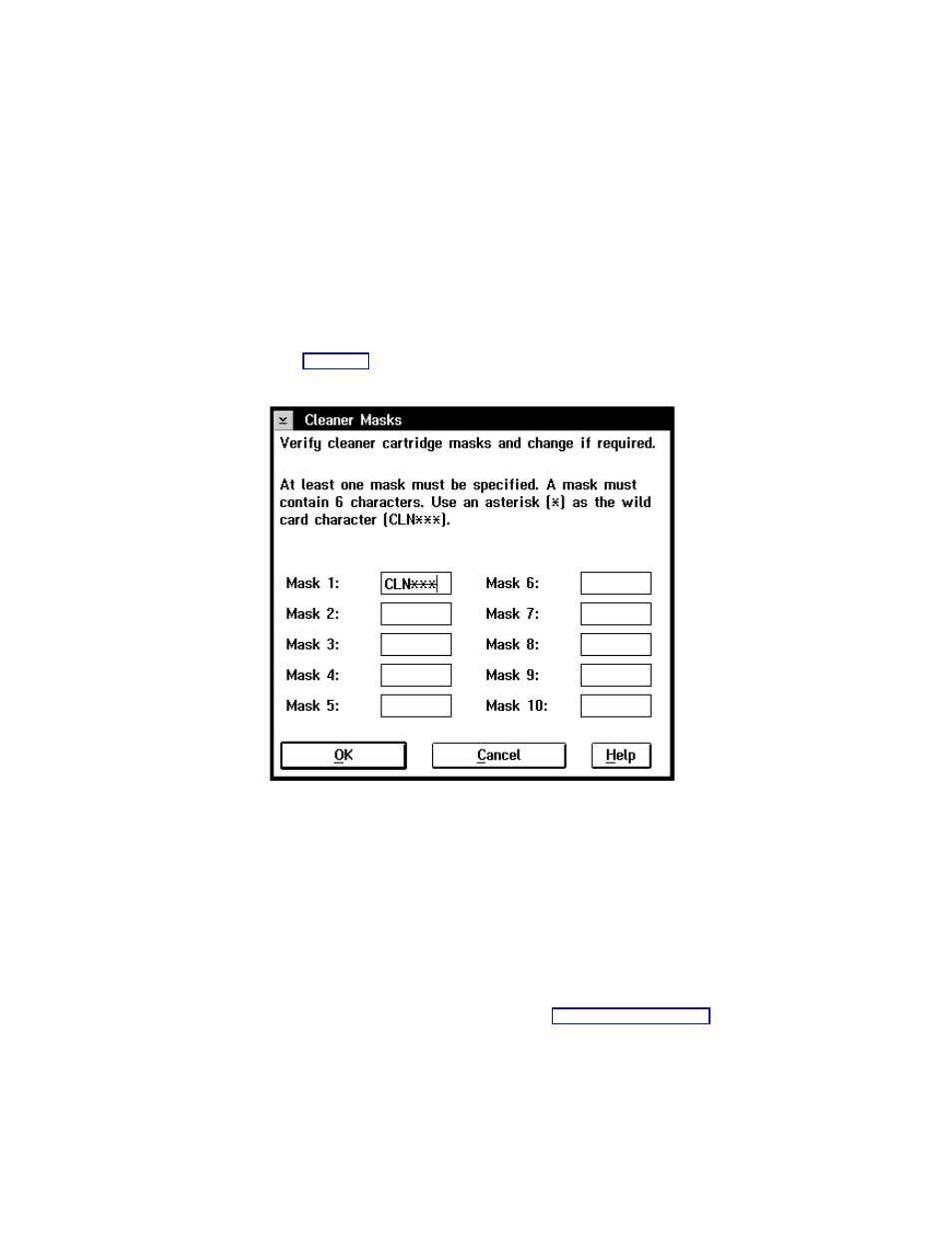 Send message to host consoles, Cleaner cartridge masks | IBM Tape Library Magstar 3494 User Manual | Page 181 / 378