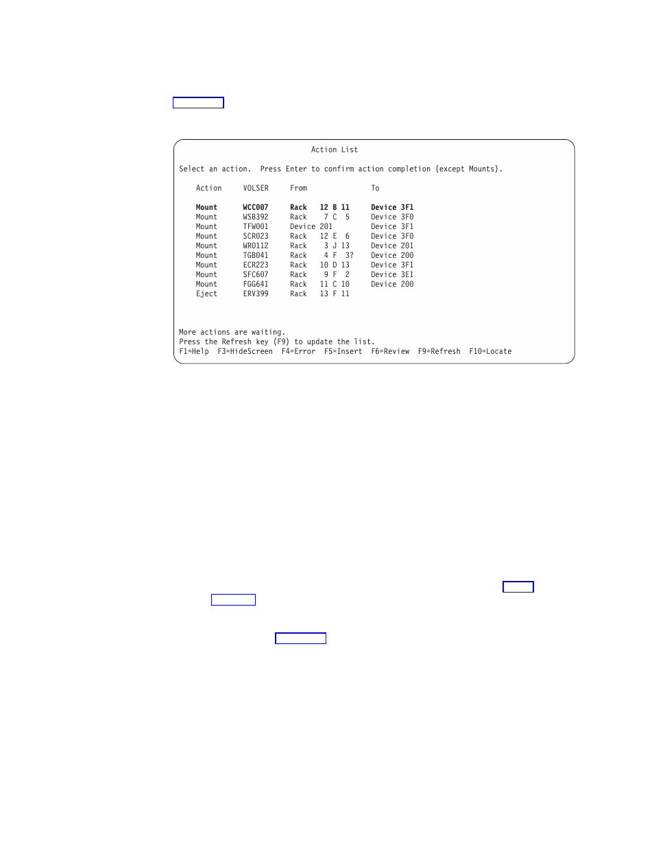 Operating in manual mode | IBM Tape Library Magstar 3494 User Manual | Page 252 / 378
