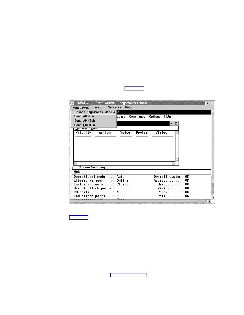 Menu, Figure 159 on | IBM Tape Library Magstar 3494 User Manual | Page 269 / 378