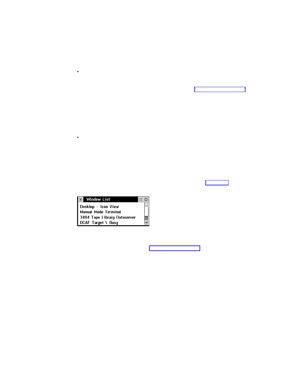 Window list | IBM Tape Library Magstar 3494 User Manual | Page 276 / 378