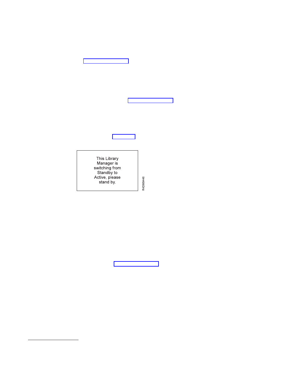 Library manager switching window | IBM Tape Library Magstar 3494 User Manual | Page 286 / 378