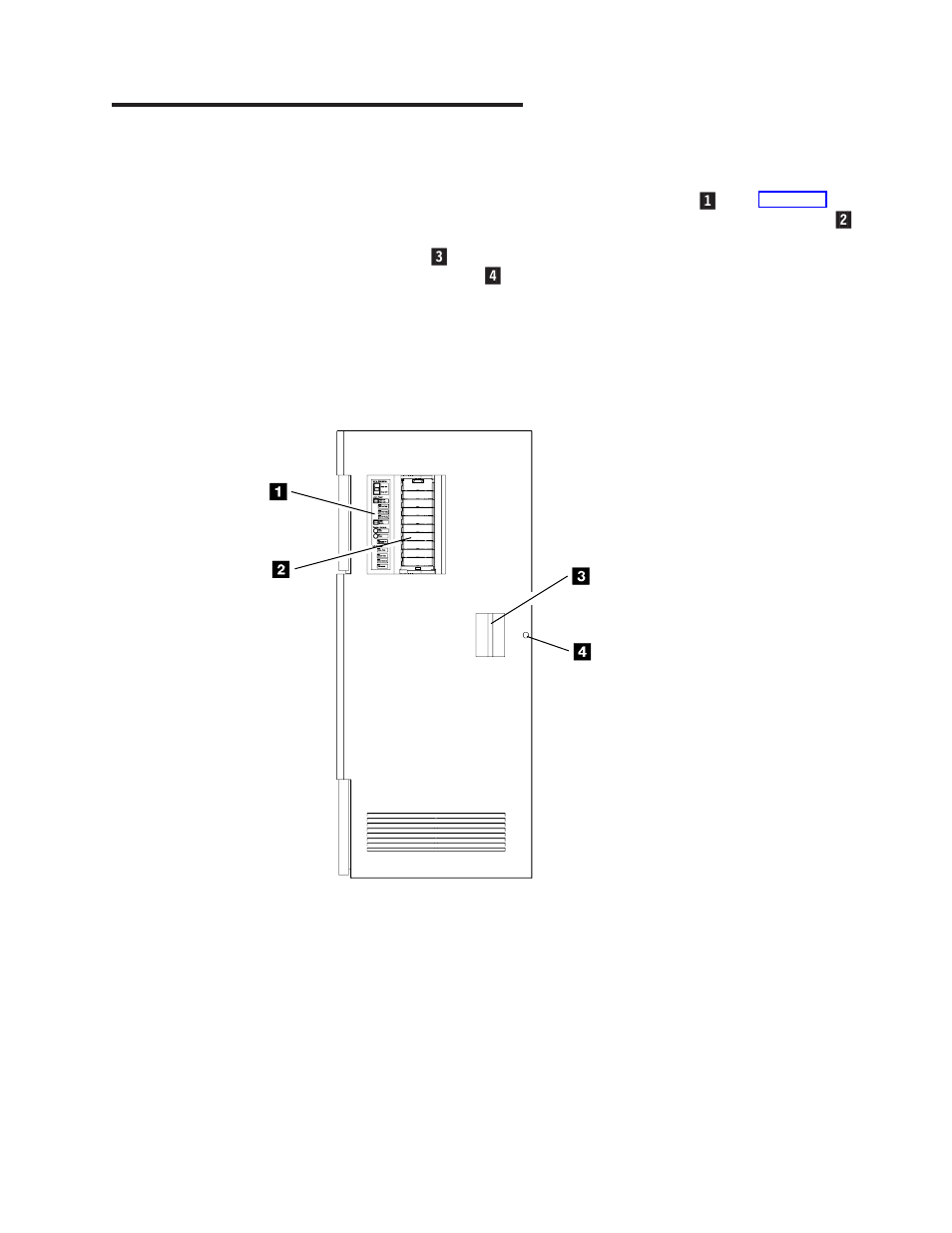Chapter 2. controls and indicators, Control unit frame front door | IBM Tape Library Magstar 3494 User Manual | Page 53 / 378