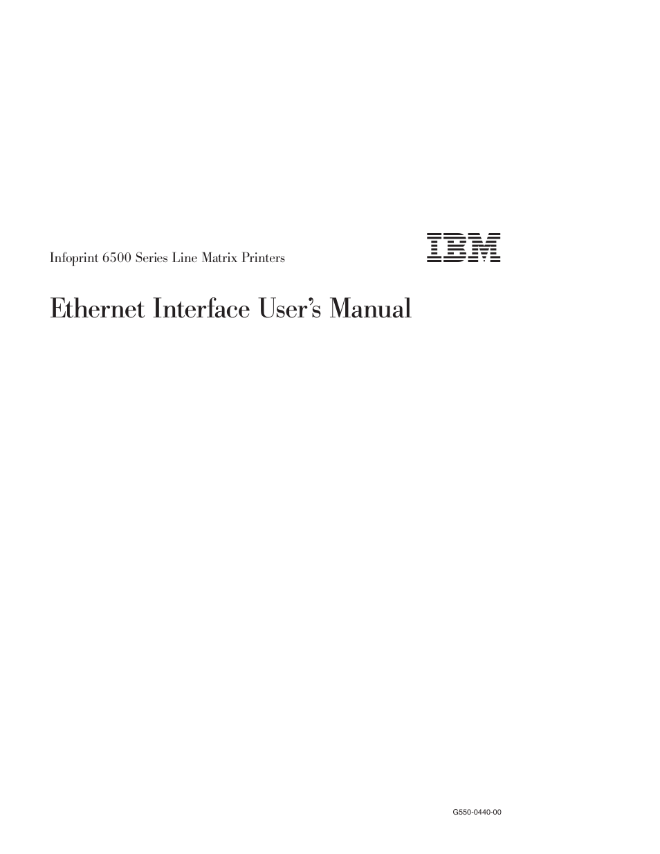 IBM INFOPRINT 6500 User Manual | 398 pages