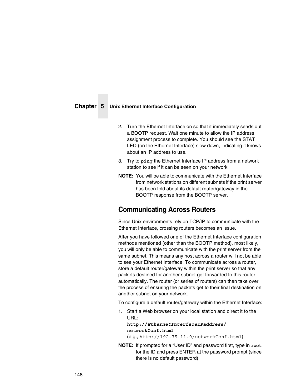 Communicating across routers | IBM INFOPRINT 6500 User Manual | Page 148 / 398