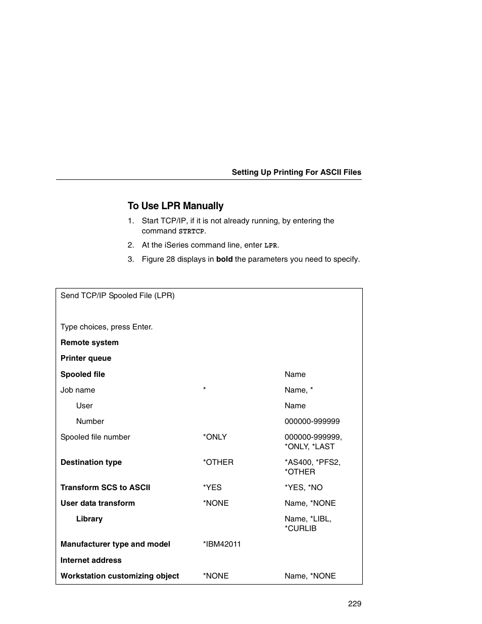 IBM INFOPRINT 6500 User Manual | Page 229 / 398