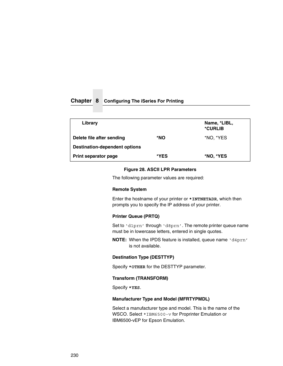 IBM INFOPRINT 6500 User Manual | Page 230 / 398