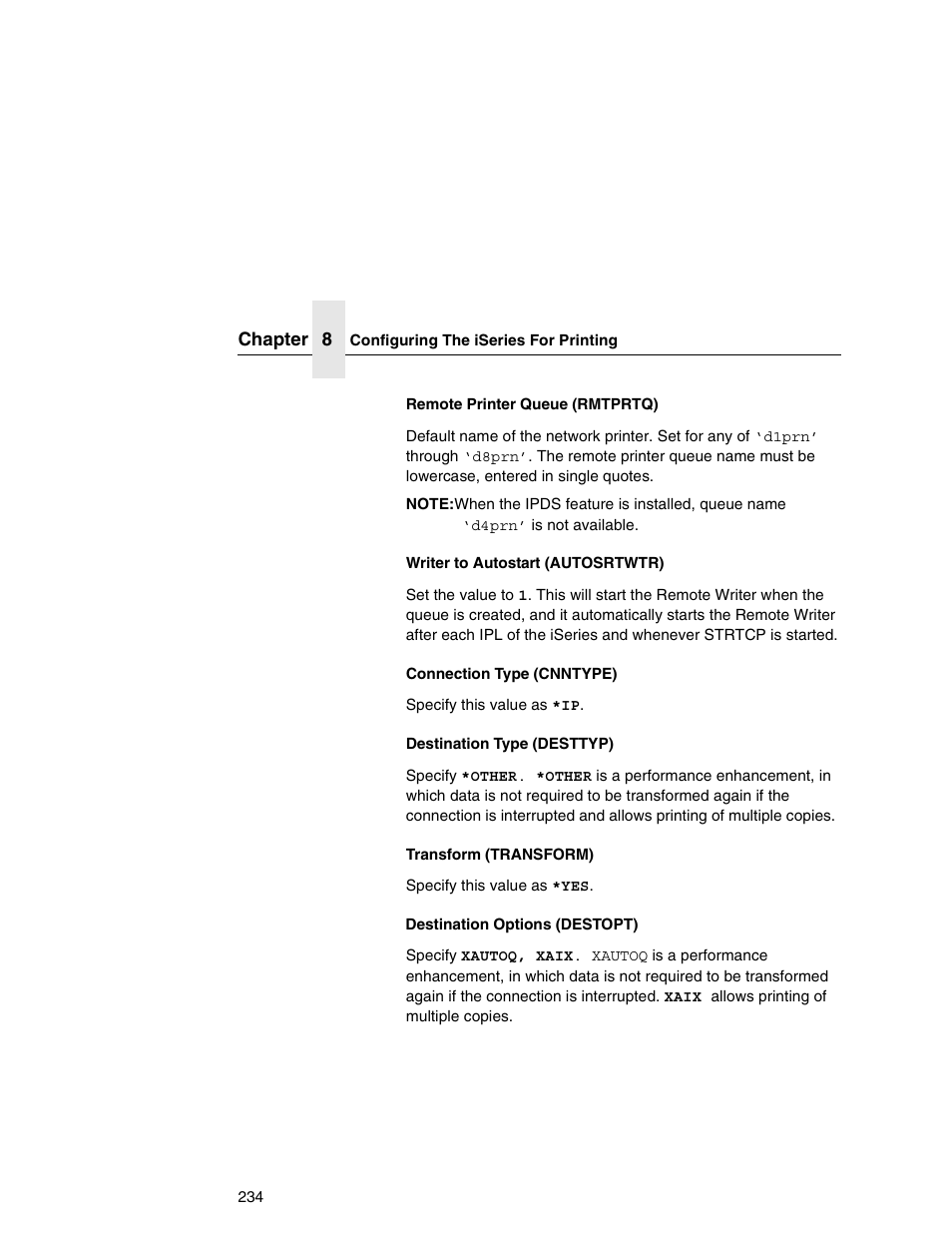 IBM INFOPRINT 6500 User Manual | Page 234 / 398