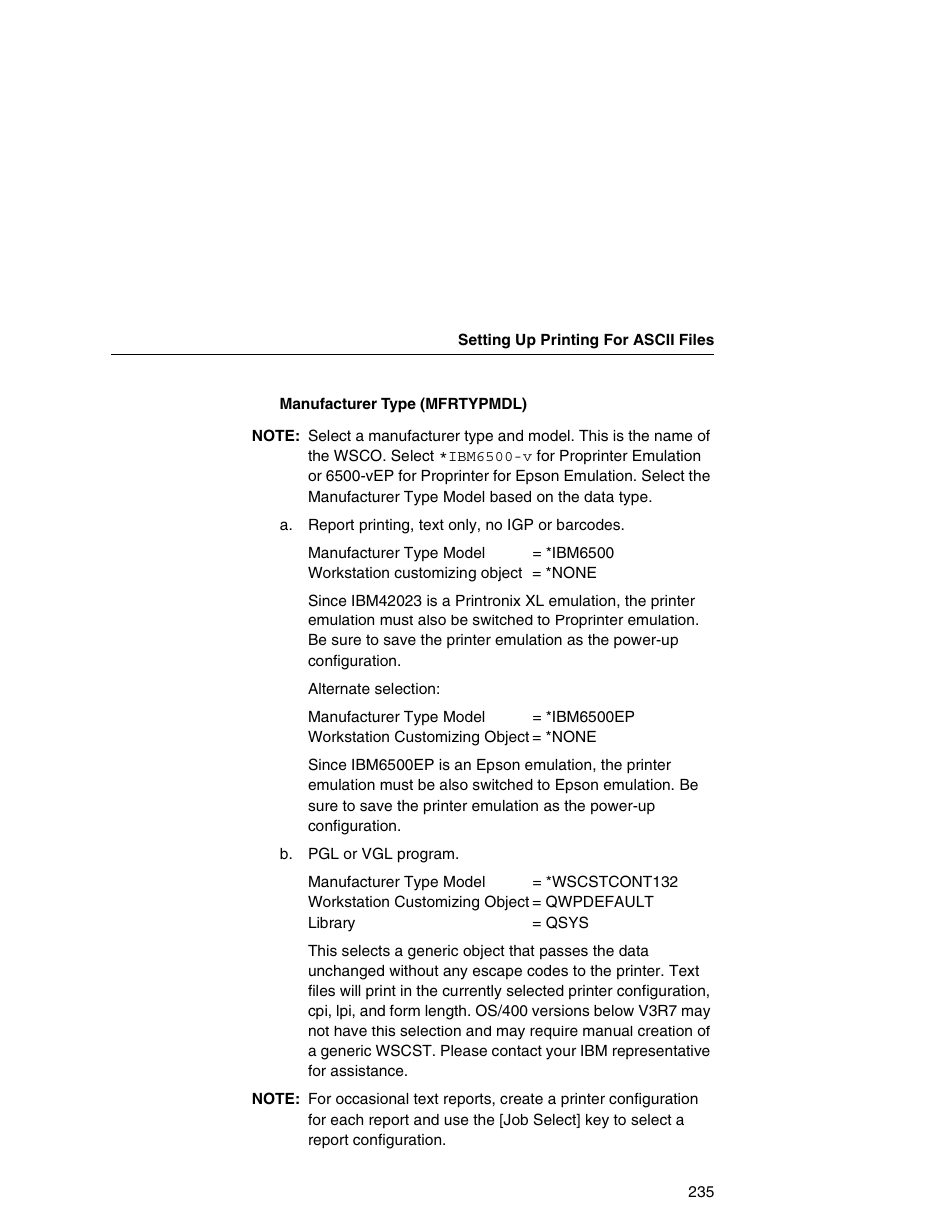 IBM INFOPRINT 6500 User Manual | Page 235 / 398