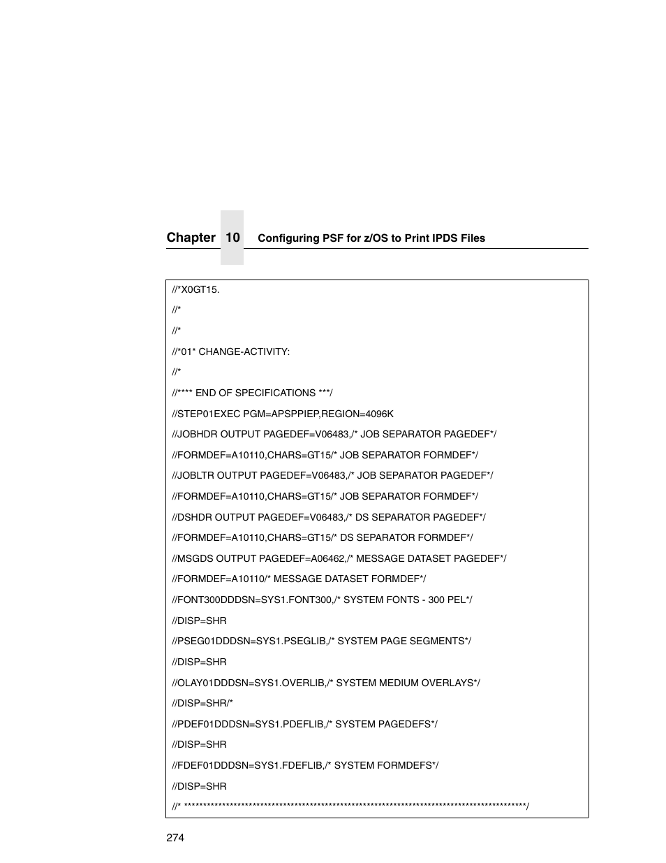 Chapter 10 | IBM INFOPRINT 6500 User Manual | Page 274 / 398