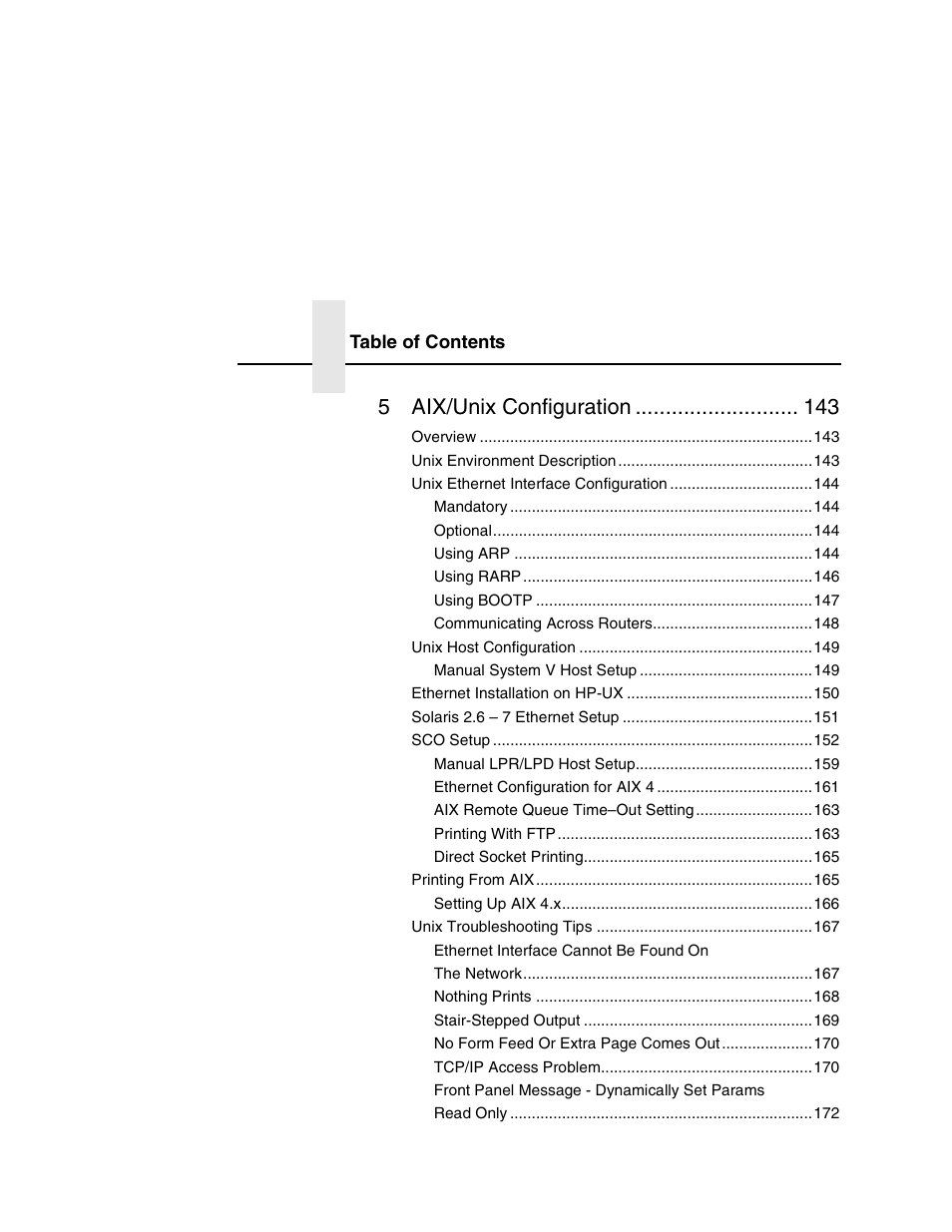 5aix/unix configuration | IBM INFOPRINT 6500 User Manual | Page 28 / 398