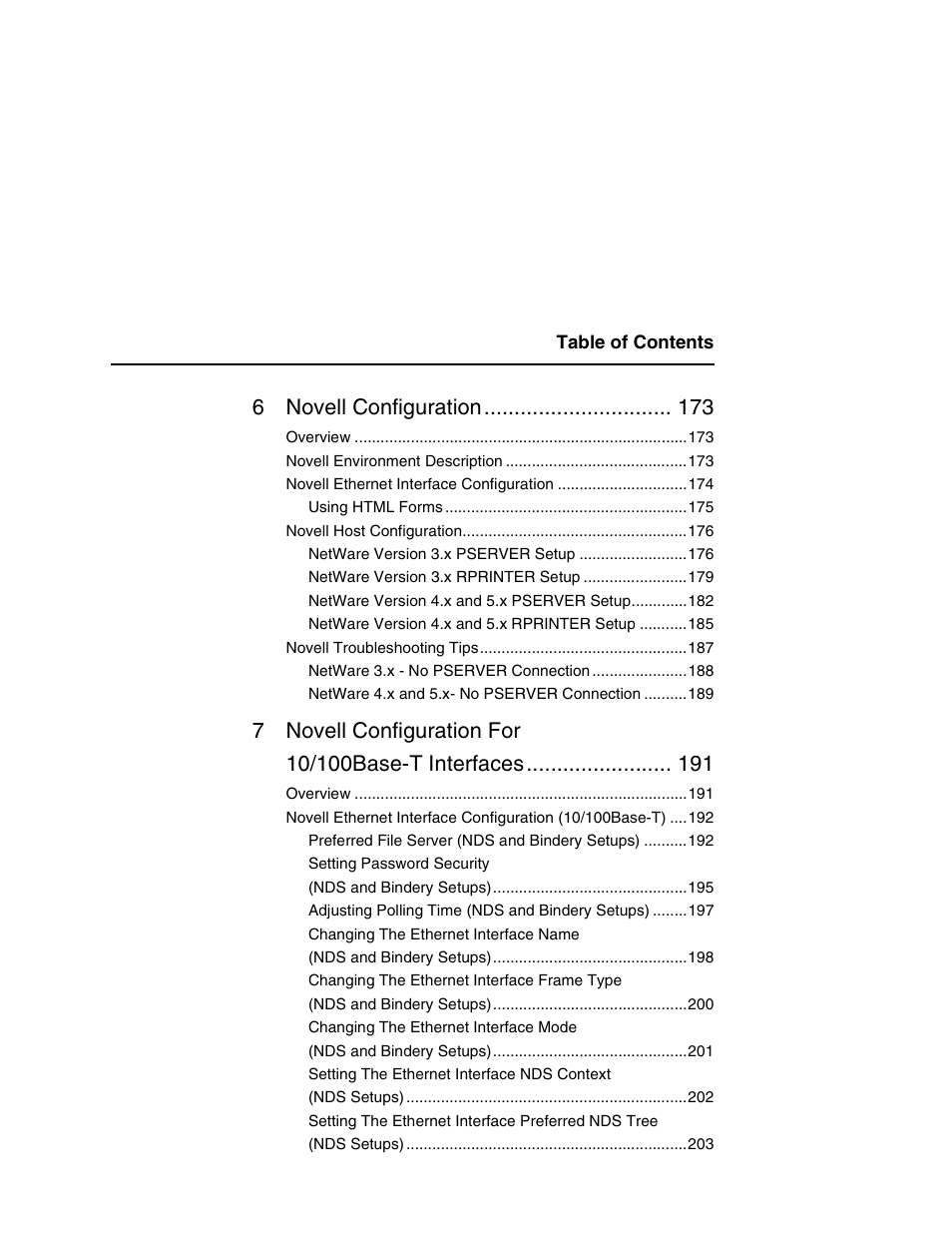 6novell configuration | IBM INFOPRINT 6500 User Manual | Page 29 / 398