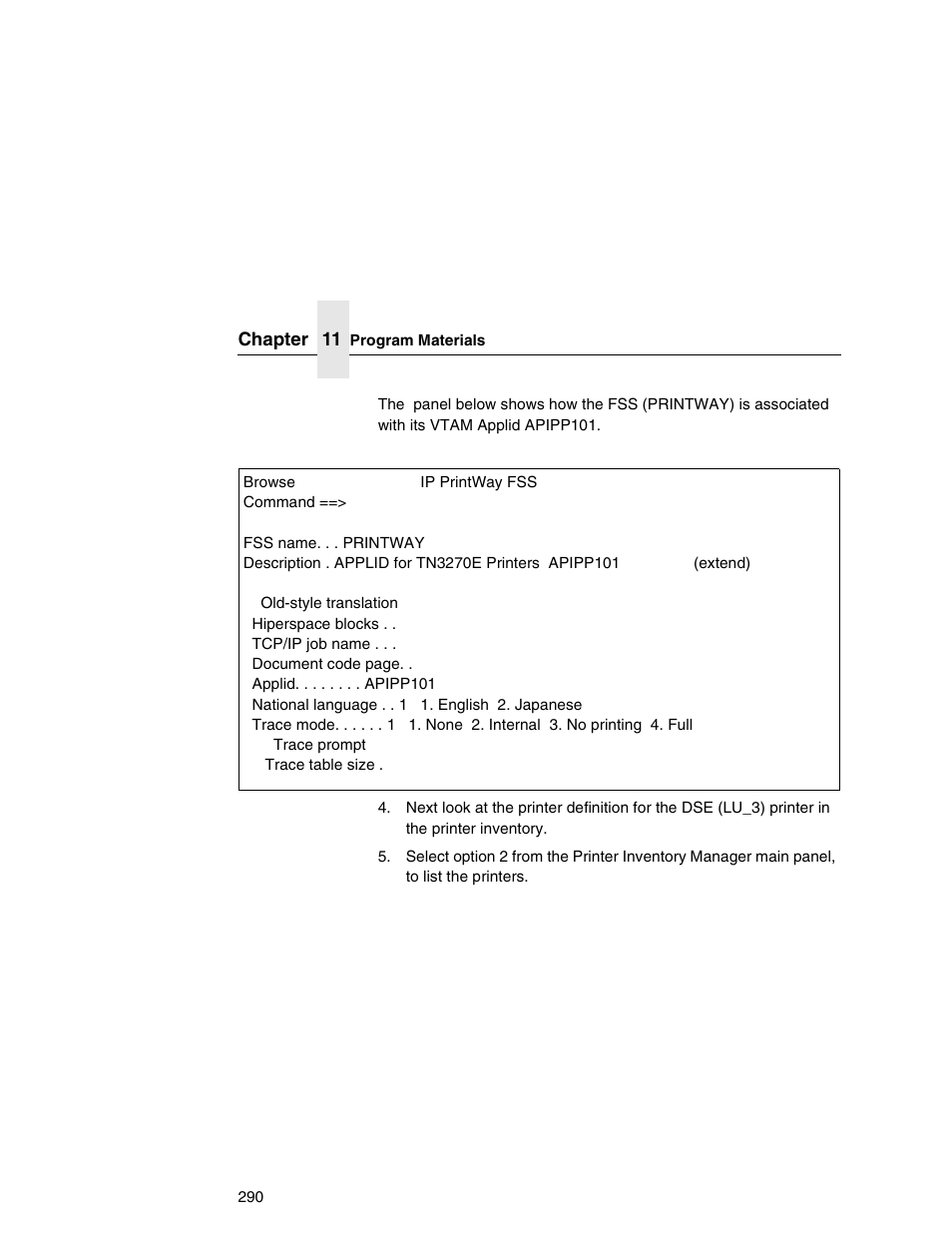 IBM INFOPRINT 6500 User Manual | Page 290 / 398