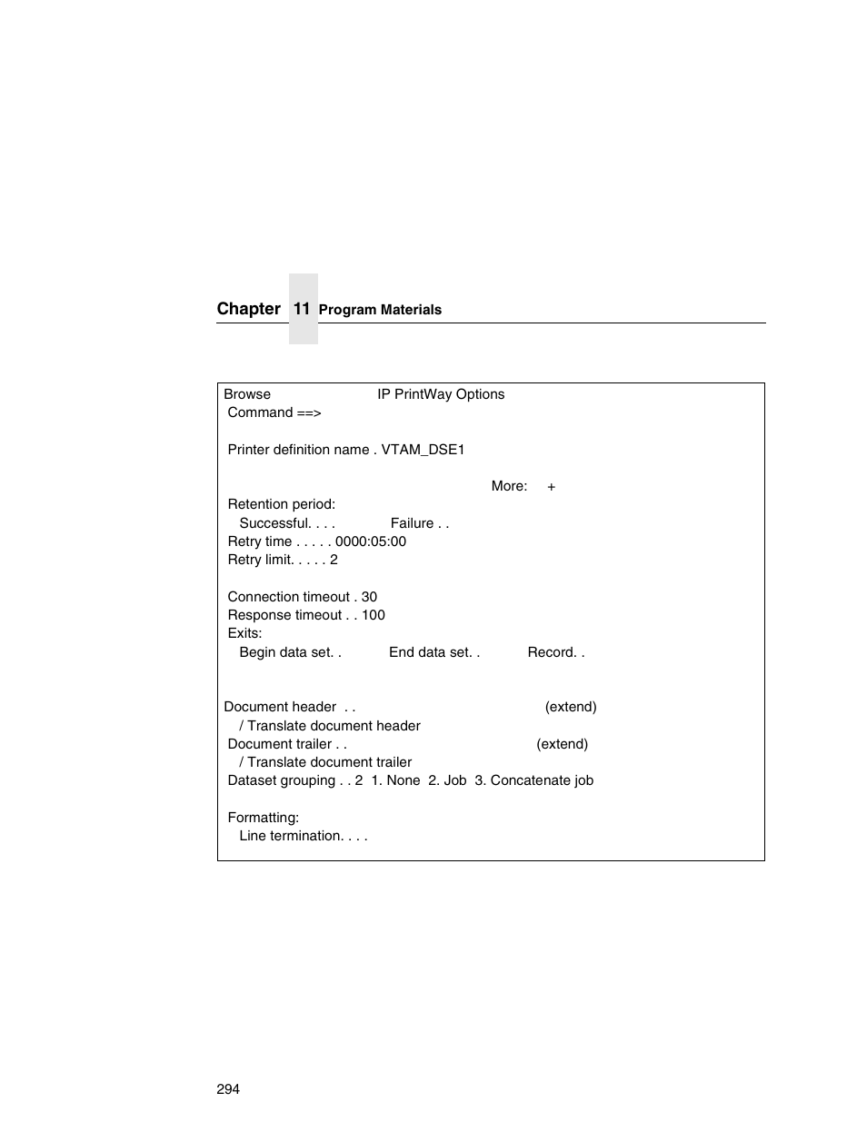 IBM INFOPRINT 6500 User Manual | Page 294 / 398