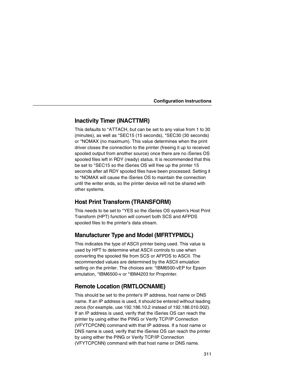 IBM INFOPRINT 6500 User Manual | Page 311 / 398