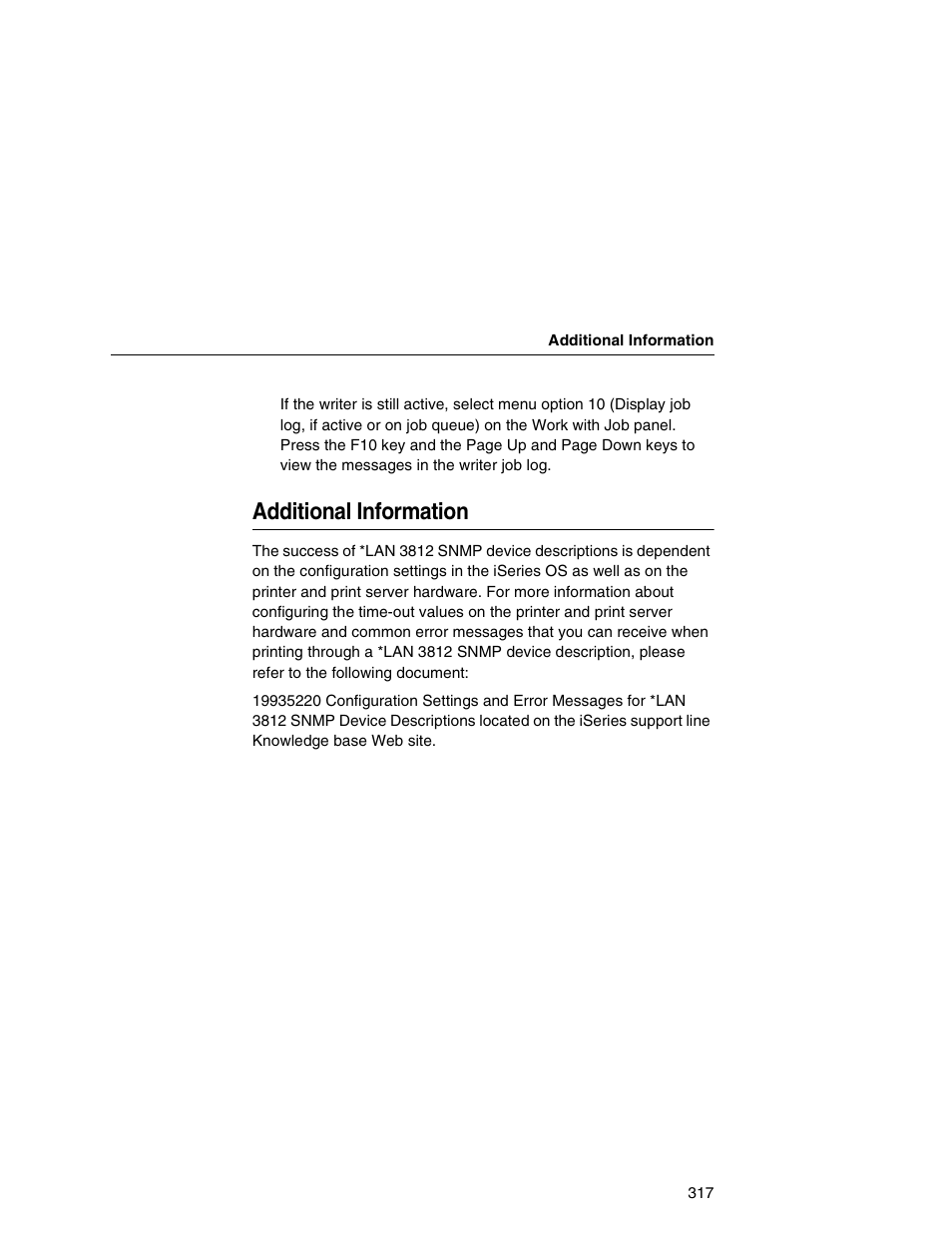Additional information | IBM INFOPRINT 6500 User Manual | Page 317 / 398