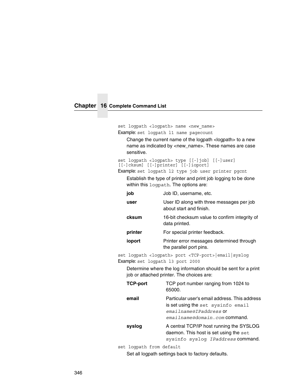 IBM INFOPRINT 6500 User Manual | Page 346 / 398