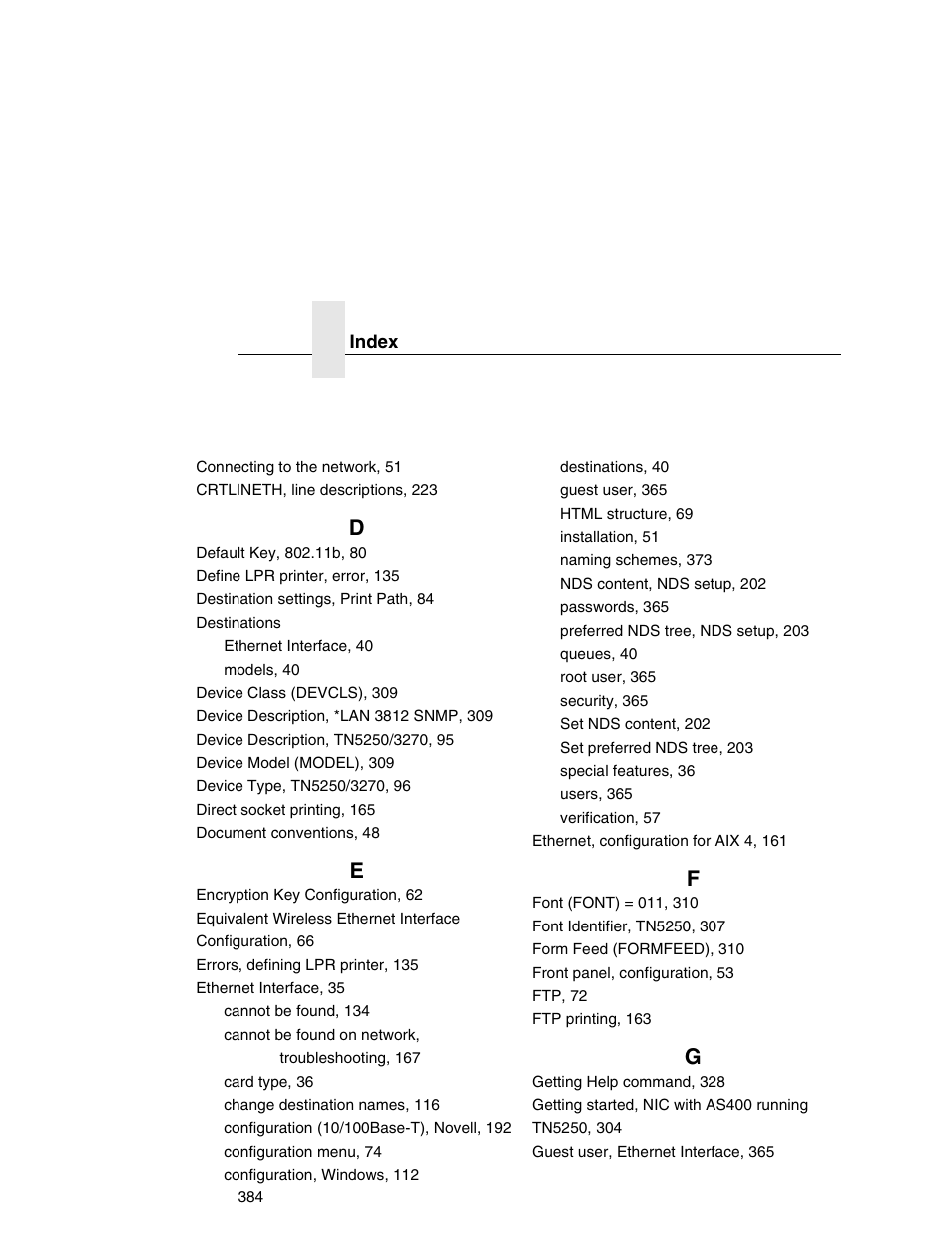 IBM INFOPRINT 6500 User Manual | Page 384 / 398