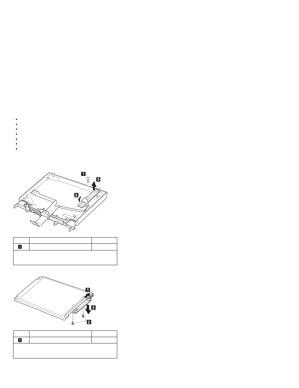 2030 lcd inverter card, Dstn lcd tft lcd (type 2 only) | IBM THINKPAD S05L-1270-01 User Manual | Page 107 / 716