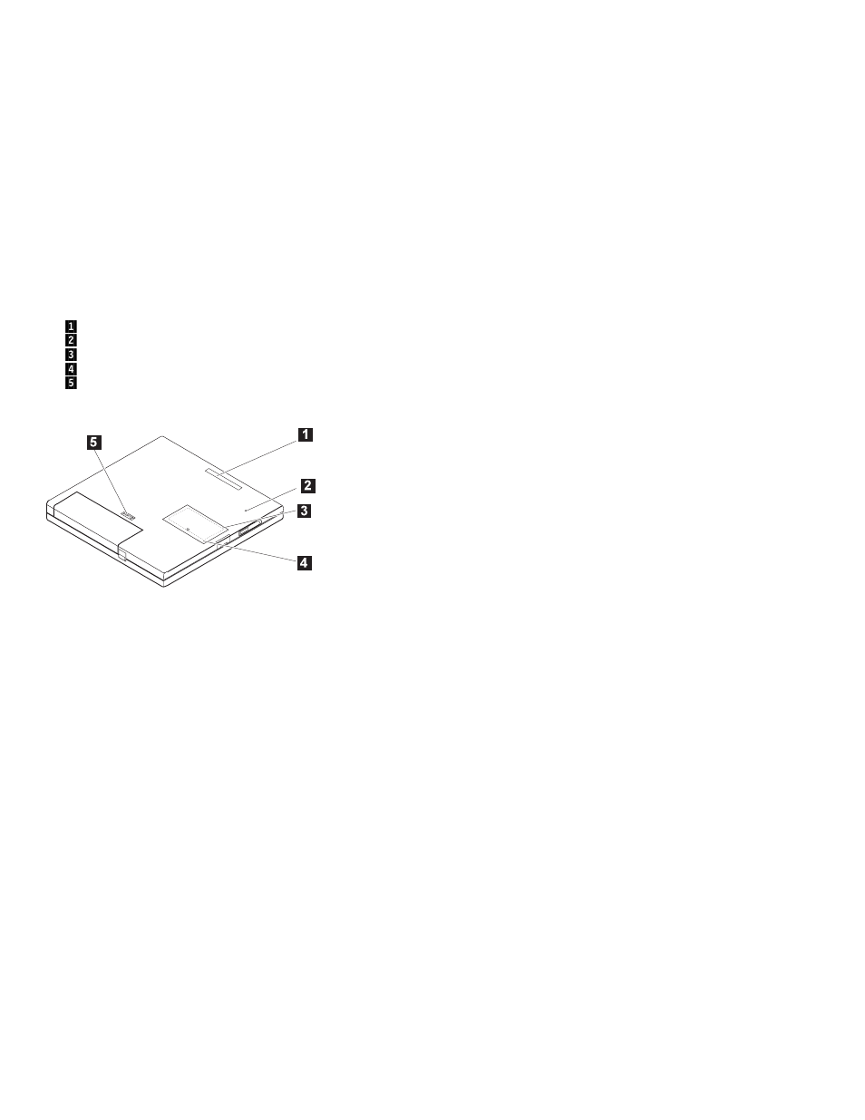 Bottom view | IBM THINKPAD S05L-1270-01 User Manual | Page 196 / 716
