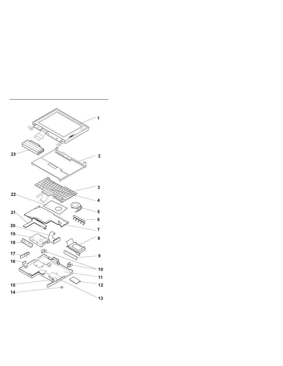 Parts listing 560, 560e (2640) | IBM THINKPAD S05L-1270-01 User Manual | Page 198 / 716