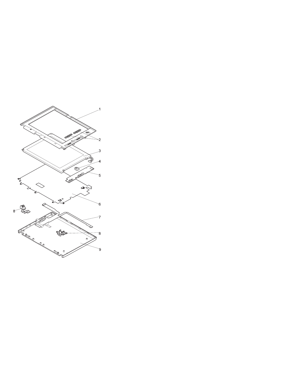 Lcd fru (dstn) | IBM THINKPAD S05L-1270-01 User Manual | Page 201 / 716
