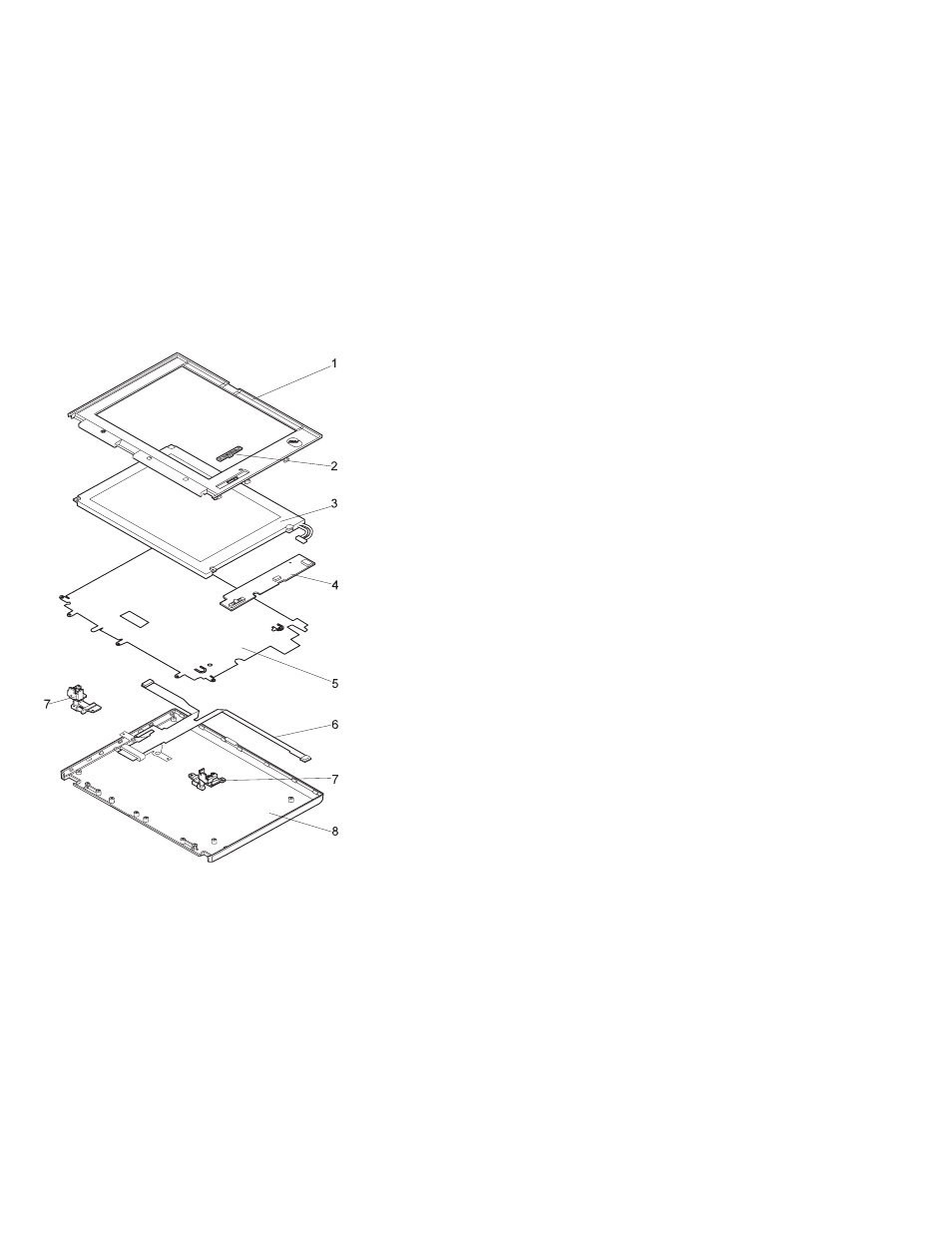Lcd fru (tft) - tft 2 | IBM THINKPAD S05L-1270-01 User Manual | Page 203 / 716