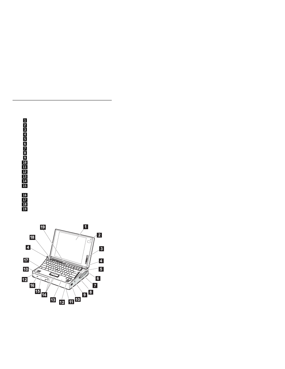 Locations, Front view, Locations front view | IBM THINKPAD S05L-1270-01 User Manual | Page 353 / 716