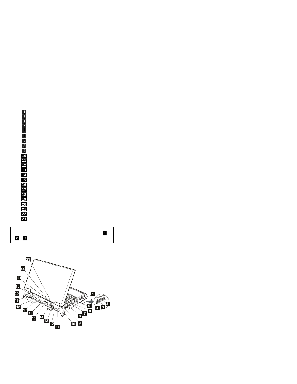 Rear view | IBM THINKPAD S05L-1270-01 User Manual | Page 620 / 716