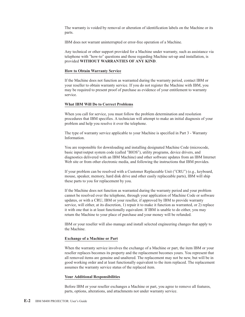 IBM M400 User Manual | Page 60 / 82