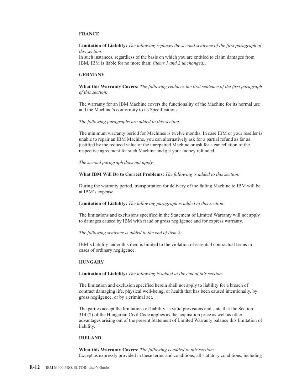 IBM M400 User Manual | Page 70 / 82