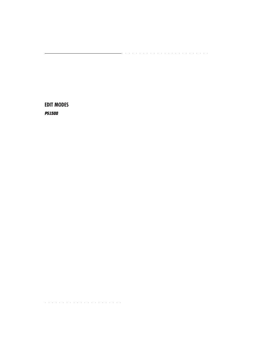 3•6 user guide, Edit modes | IBM PS1500 User Manual | Page 54 / 112