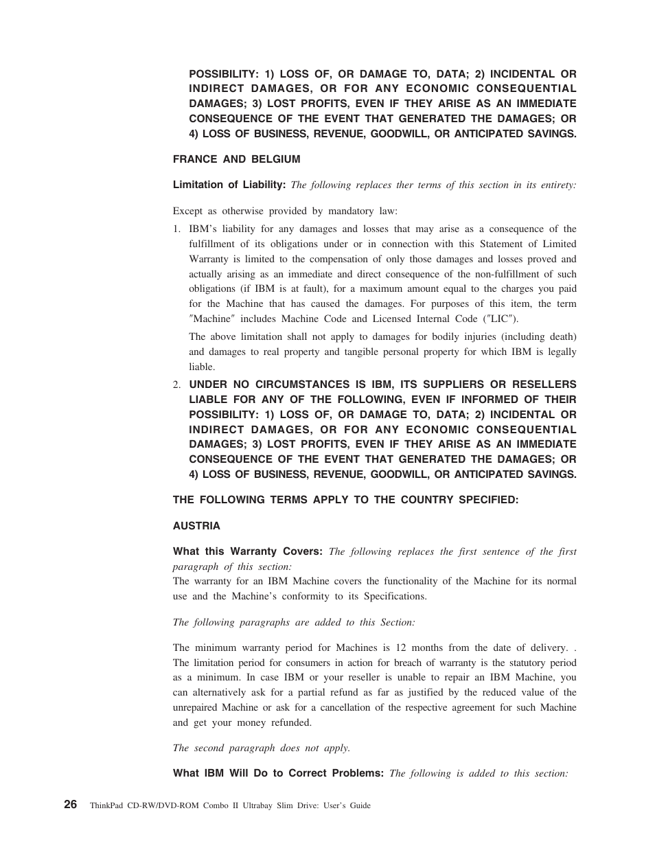 IBM ThinkPad 73P3292 User Manual | Page 40 / 52