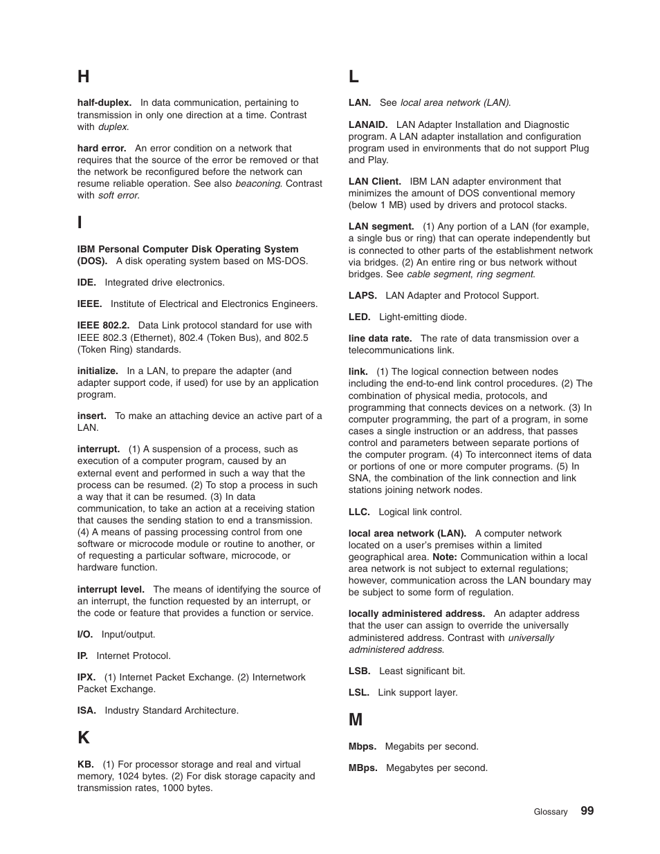 IBM 16/4 Token-Ring User Manual | Page 107 / 113