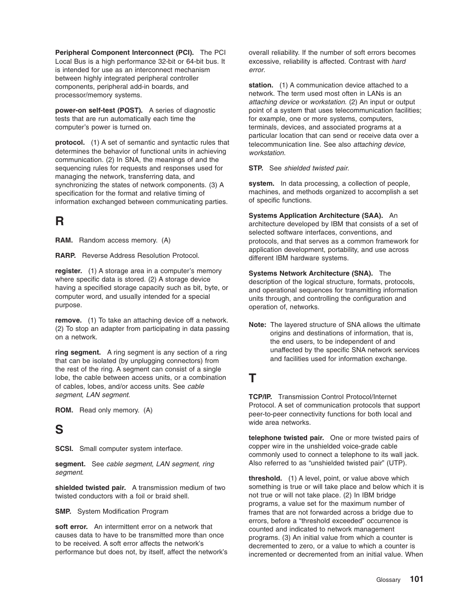 IBM 16/4 Token-Ring User Manual | Page 109 / 113