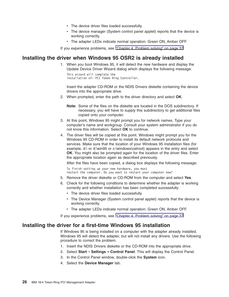 IBM 16/4 Token-Ring User Manual | Page 34 / 113