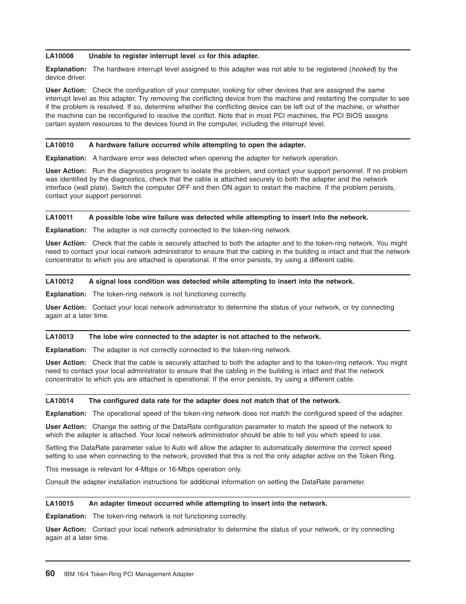 IBM 16/4 Token-Ring User Manual | Page 68 / 113