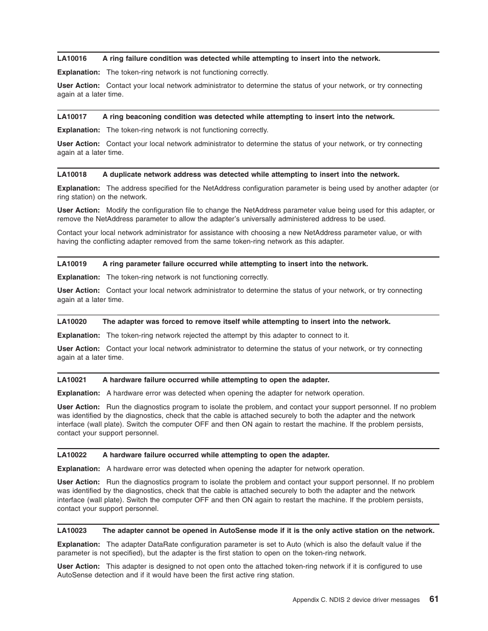IBM 16/4 Token-Ring User Manual | Page 69 / 113