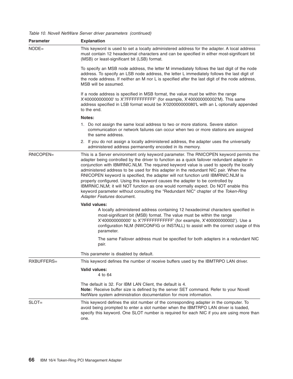 IBM 16/4 Token-Ring User Manual | Page 74 / 113