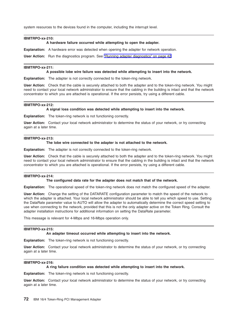 IBM 16/4 Token-Ring User Manual | Page 80 / 113