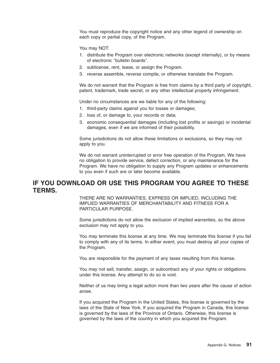 Terms | IBM 16/4 Token-Ring User Manual | Page 99 / 113