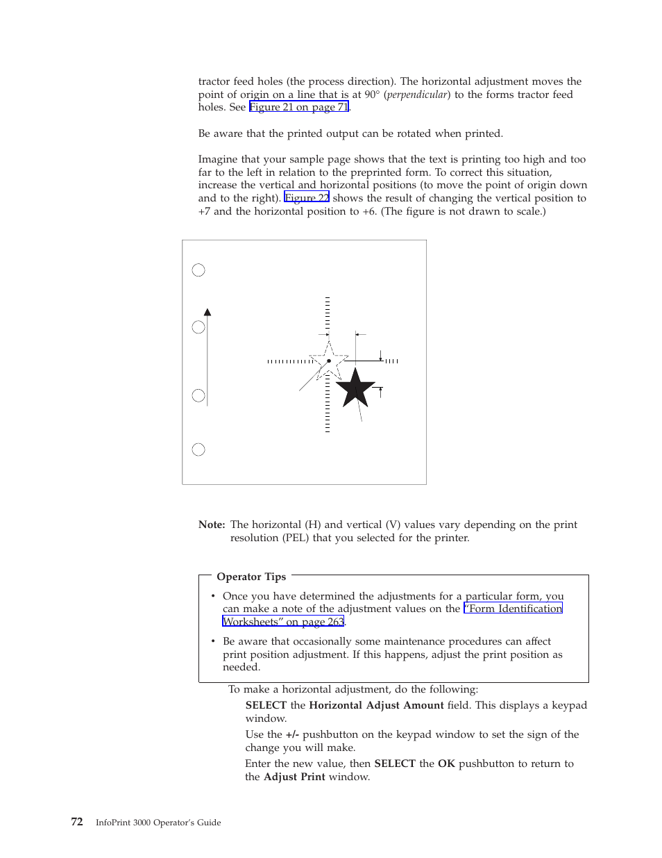 Sample field adjusted registration | IBM INFO PRINT 3000 User Manual | Page 104 / 346