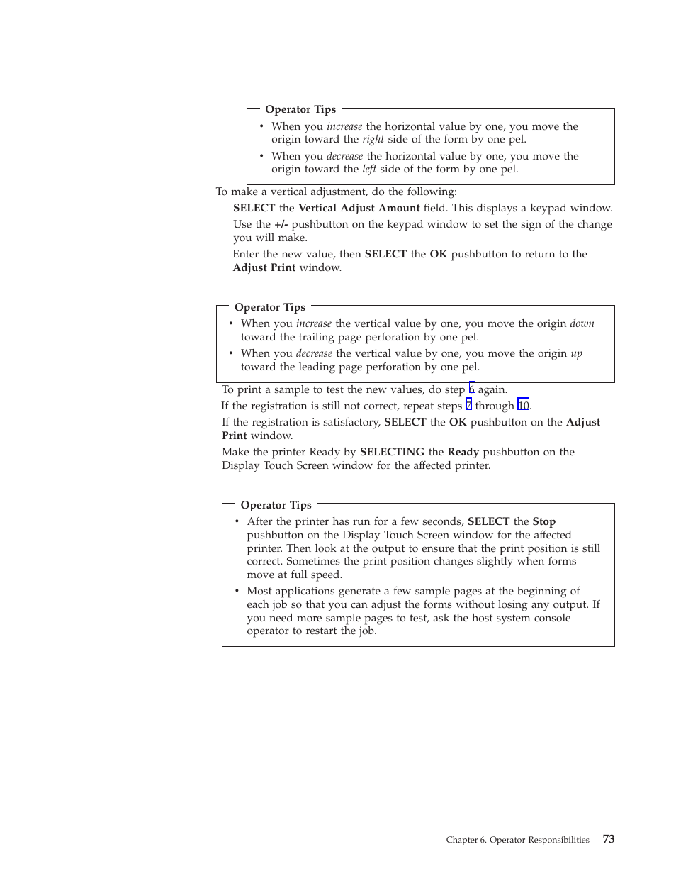 IBM INFO PRINT 3000 User Manual | Page 105 / 346