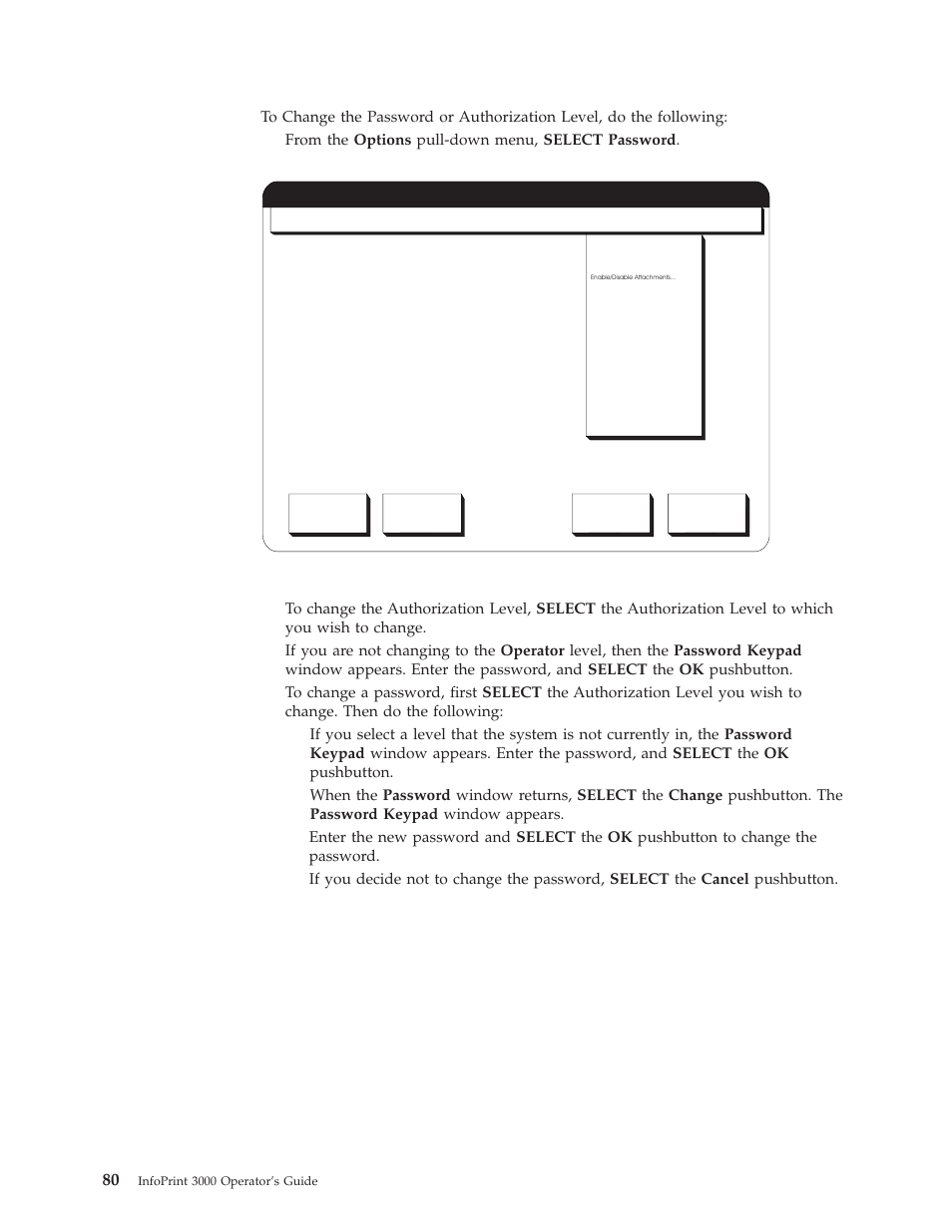 Options pull-down menu | IBM INFO PRINT 3000 User Manual | Page 112 / 346