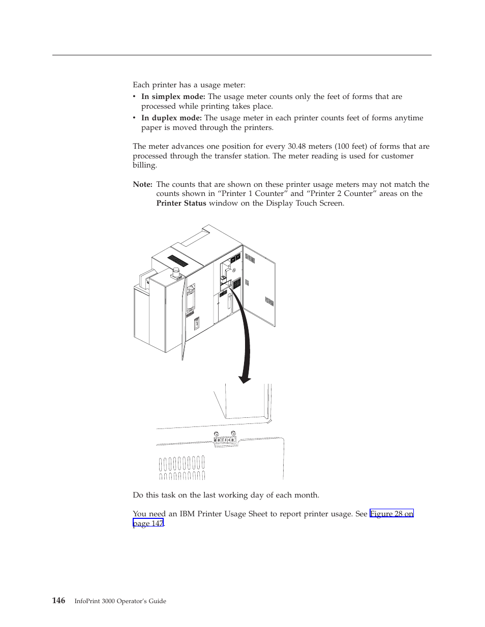 Reporting printer usage | IBM INFO PRINT 3000 User Manual | Page 178 / 346